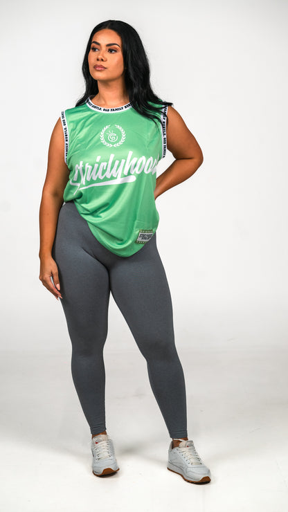 LIME B-BALL SINGLET